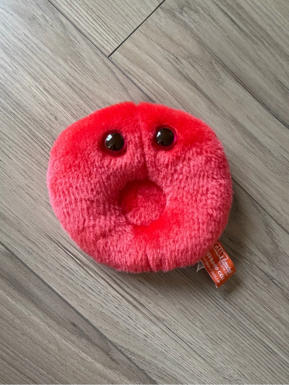 Giant Microbes Red Blood Cell Erythrocyte 5” Plush Toy